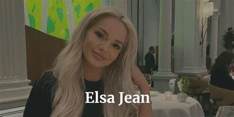 elsa jeab|The Untold Story of Elsa Jean's Husband .